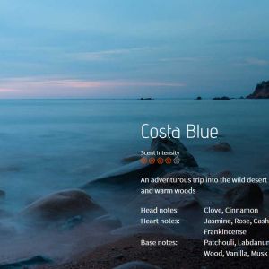 Costa Blue - osveživač - miris br. 828, flašica 200ml 